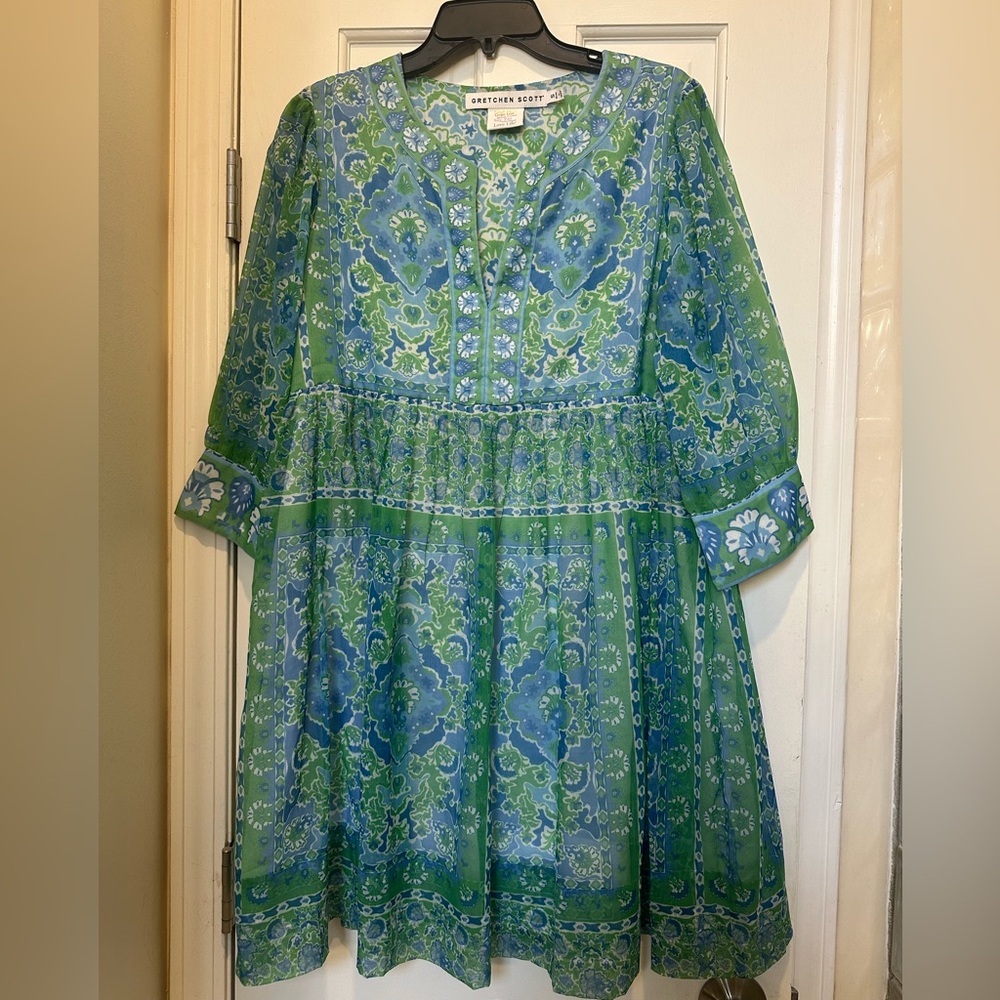 Gretchen Scott Designs Borderline Dress - Watteau